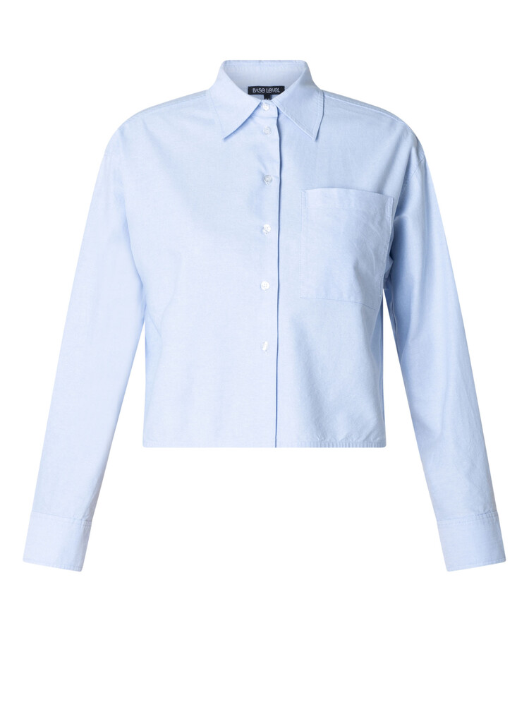 Base Level Bea Blouse - light blue