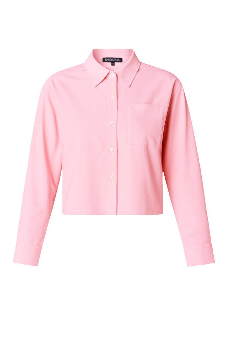 Base Level Bea Blouse - soft pink