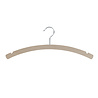 Blouse / shirt hanger beech wood natural unlacquered with skirt notches, 42 cm Blouse / shirt hanger beech wood natural unlacquered with skirt notches, 42 cm