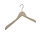 Blouse / shirthanger (vlak) beukenhout naturel ongelakt met anti-slip op schouders