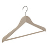 De Kledinghanger Gigant Blouse / shirthanger beukenhout naturel ongelakt met broeklat, 38 cm De Kledinghanger Gigant Blouse / shirthanger beukenhout naturel ongelakt met broeklat, 38 cm