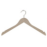 DE KLEDINGHANGER GIGANT Blouse / shirthanger (geknikt) beukenhout naturel ongelakt met rokinkepingen DE KLEDINGHANGER GIGANT Blouse / shirthanger (geknikt) beukenhout naturel ongelakt met rokinkepingen