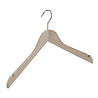DE KLEDINGHANGER GIGANT Blouse / shirthanger (geknikt) beukenhout naturel ongelakt met rokinkepingen DE KLEDINGHANGER GIGANT Blouse / shirthanger (geknikt) beukenhout naturel ongelakt met rokinkepingen