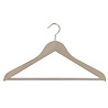 Blouse / shirt hanger beech wood natural unlacquered with non-slip trouser bar, 38 cm Blouse / shirt hanger beech wood natural unlacquered with non-slip trouser bar, 38 cm