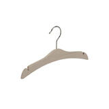 Blouse / shirthanger (vlak) beukenhout naturel ongelakt met rokinkepingen