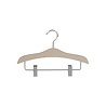 Blouse / shirthanger (kind) beukenhout naturel ongelakt met anti-slip knijpers, 26 cm Blouse / shirthanger (kind) beukenhout naturel ongelakt met anti-slip knijpers, 26 cm