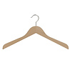 Blouse / shirthanger beukenhout naturel gelakt, 38 cm Blouse / shirthanger beukenhout naturel gelakt, 38 cm