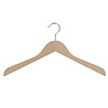 Blouse / shirthanger beukenhout naturel gelakt met anti-slip op schouders, 38 cm Blouse / shirthanger beukenhout naturel gelakt met anti-slip op schouders, 38 cm