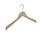 Blouse / shirthanger (vlak) beukenhout naturel gelakt met anti-slip op schouders
