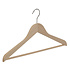 Blouse / shirthanger (vlak) beukenhout naturel gelakt met broeklat