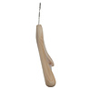 Mantel / kostuumhanger beukenhout naturel gelakt met schouderverbreding en anti-slip broeklat, 38 cm Mantel / kostuumhanger beukenhout naturel gelakt met schouderverbreding en anti-slip broeklat, 38 cm