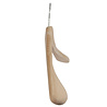 Coat / costume hanger beech wood natural lacquered with broad shoulders, 38 cm Coat / costume hanger beech wood natural lacquered with broad shoulders, 38 cm