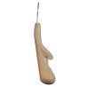 Mantel / kostuumhanger beukenhout naturel gelakt met schouderverbreding en anti-slip broeklat, 38 cm Mantel / kostuumhanger beukenhout naturel gelakt met schouderverbreding en anti-slip broeklat, 38 cm