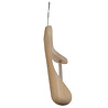Mantel / kostuumhanger beukenhout naturel gelakt met schouderverbreding en anti-slip broeklat, 41 cm Mantel / kostuumhanger beukenhout naturel gelakt met schouderverbreding en anti-slip broeklat, 41 cm