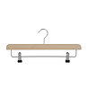 Rok / broekhanger beukenhout naturel gelakt met knijperlat, 40 cm Rok / broekhanger beukenhout naturel gelakt met knijperlat, 40 cm