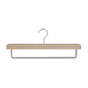 Skirt / trouser hanger beech wood natural lacquered with non-slip trouser bar, 40 cm Skirt / trouser hanger beech wood natural lacquered with non-slip trouser bar, 40 cm