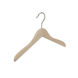 Blouse / shirthanger (vlak) beukenhout naturel gelakt