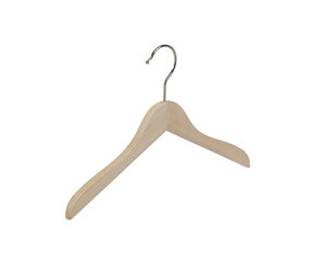 Blouse / shirthanger (vlak) beukenhout naturel gelakt Blouse / shirthanger (vlak) beukenhout naturel gelakt