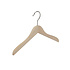 Blouse / shirthanger (vlak) beukenhout naturel gelakt