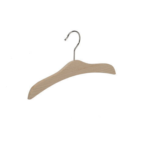 Blouse / shirthanger (vlak) beukenhout naturel gelakt Blouse / shirthanger (vlak) beukenhout naturel gelakt