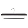 Skirt / trouser hanger beech wood black lacquered with non-slip trouser bar, 40 cm Skirt / trouser hanger beech wood black lacquered with non-slip trouser bar, 40 cm