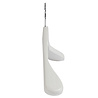 Coat / costume hanger beech wood white lacquered with broad shoulders, 41 cm Coat / costume hanger beech wood white lacquered with broad shoulders, 41 cm