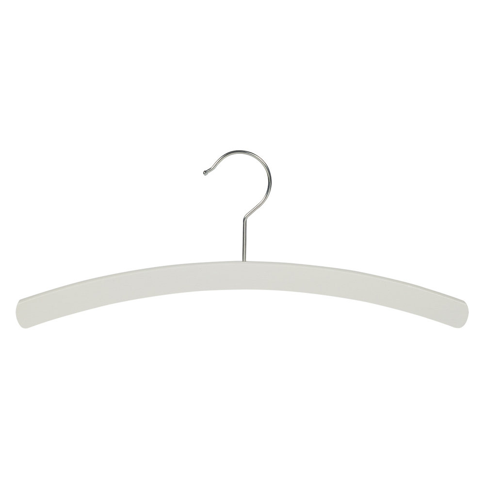 Kinderhanger beukenhout wit gelakt, 34 cm Kinderhanger beukenhout wit gelakt, 34 cm