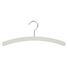 Blouse / shirthanger (kind) beukenhout wit gelakt, 26 cm Blouse / shirthanger (kind) beukenhout wit gelakt, 26 cm