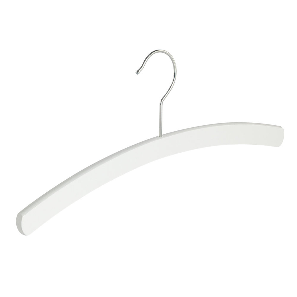 Kinderhanger beukenhout wit gelakt, 34 cm Kinderhanger beukenhout wit gelakt, 34 cm