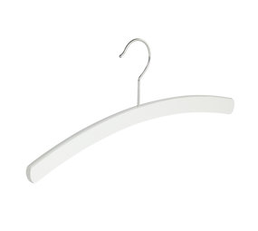 Kinderhanger beukenhout wit gelakt, 34 cm