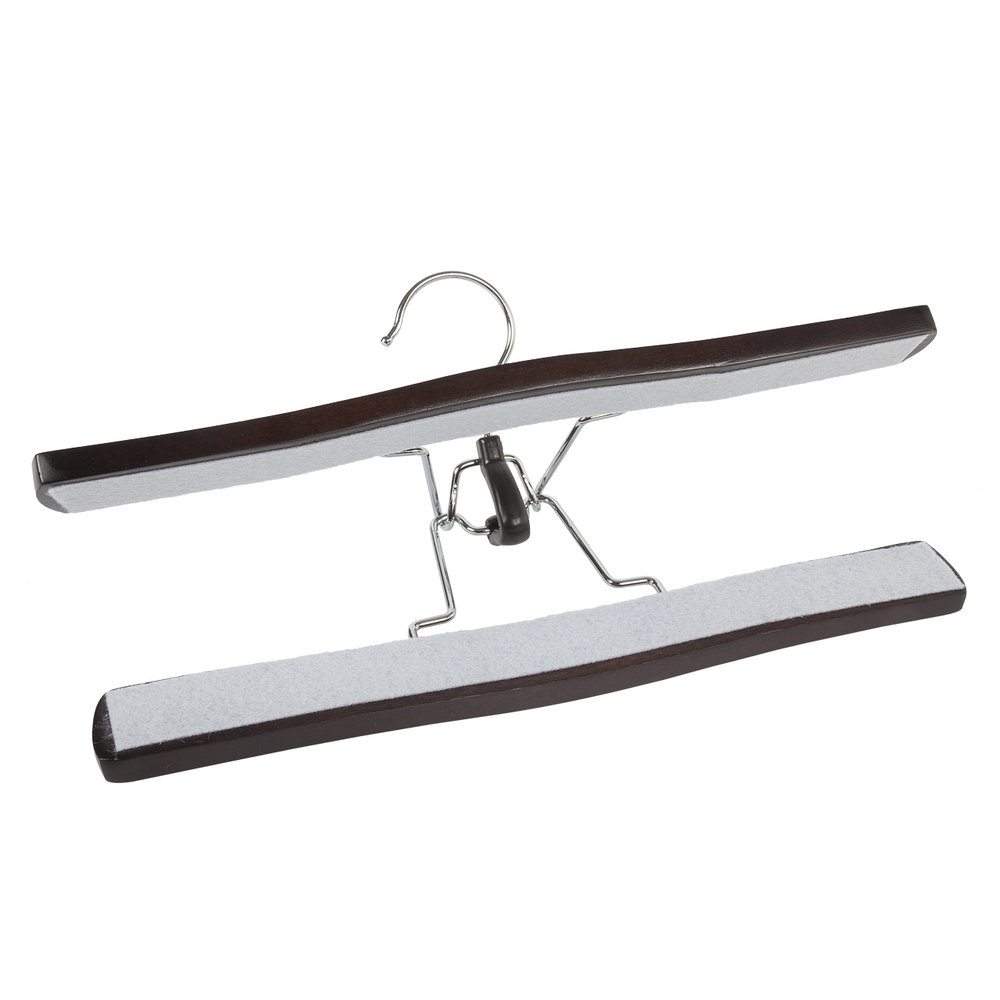 Broekklem beukenhout wenge gebeitst met vilt inlage Broekklem beukenhout wenge gebeitst met vilt inlage