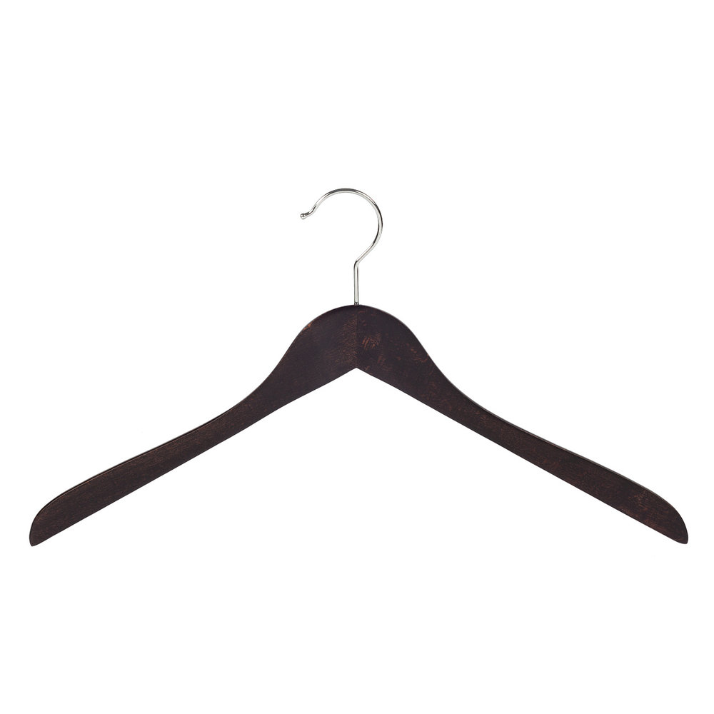 Blouse / shirthanger beukenhout wenge gebeitst, 38 cm