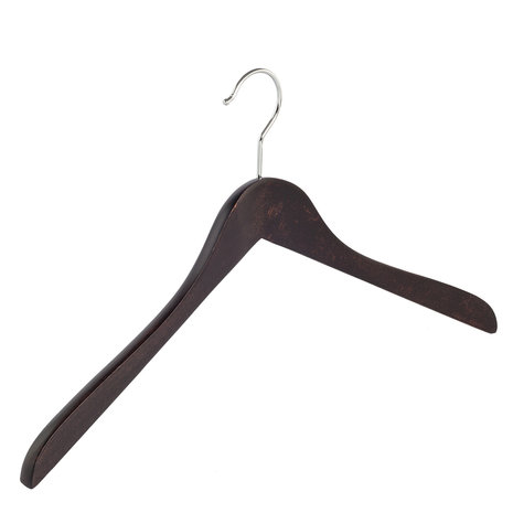 Blouse / shirthanger beukenhout wenge gebeitst, 38 cm