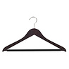DE KLEDINGHANGER GIGANT Blouse / shirthanger (geknikt) beukenhout wenge gebeitst met anti-slip broeklat DE KLEDINGHANGER GIGANT Blouse / shirthanger (geknikt) beukenhout wenge gebeitst met anti-slip broeklat