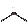 Mantel / kostuumhanger beukenhout wenge gebeitst met schouderverbreding, 38 cm Mantel / kostuumhanger beukenhout wenge gebeitst met schouderverbreding, 38 cm