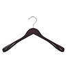Mantel / kostuumhanger beukenhout wenge gebeitst met schouderverbreding, 41 cm Mantel / kostuumhanger beukenhout wenge gebeitst met schouderverbreding, 41 cm