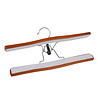 Trouser clip beech wood cherry stained stained with felt insert, 27 cm Trouser clip beech wood cherry stained stained with felt insert, 27 cm