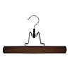 Trouser clip beech wood walnut stained stained with felt insert, 27 cm Trouser clip beech wood walnut stained stained with felt insert, 27 cm