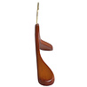 DE KLEDINGHANGER GIGANT Mantel / kostuumhanger (geknikt) beukenhout kersen gebeitst met messinghaak en schouderverbreding DE KLEDINGHANGER GIGANT Mantel / kostuumhanger (geknikt) beukenhout kersen gebeitst met messinghaak en schouderverbreding