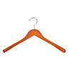 Mantel / kostuumhanger beukenhout kersen gebeitst met schouderverbreding, 38 cm Mantel / kostuumhanger beukenhout kersen gebeitst met schouderverbreding, 38 cm