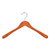 Mantel / kostuumhanger beukenhout kersen gebeitst met schouderverbreding, 38 cm Mantel / kostuumhanger beukenhout kersen gebeitst met schouderverbreding, 38 cm