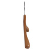 Mantel / kostuumhanger beukenhout naturel gelakt met schouderverbreding, 42 cm