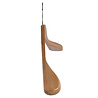 Mantel / kostuumhanger lotushout naturel gelakt met schouderverbreding, 44 cm Mantel / kostuumhanger lotushout naturel gelakt met schouderverbreding, 44 cm