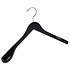 Mantel / kostuumhanger (geknikt) lotushout zwart gelakt met schouderverbreding Mantel / kostuumhanger (geknikt) lotushout zwart gelakt met schouderverbreding