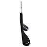 Coat / costume hanger lotus wood black lacquered with broad shoulders, 44 cm Coat / costume hanger lotus wood black lacquered with broad shoulders, 44 cm