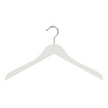Blouse / shirthanger lotushout wit gelakt, 44 cm