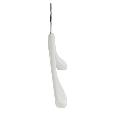 De Kledinghanger Gigant Mantel / kostuumhanger lotushout wit gelakt met schouderverbreding, 41 cm De Kledinghanger Gigant Mantel / kostuumhanger lotushout wit gelakt met schouderverbreding, 41 cm