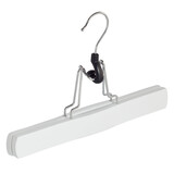 Broekklem lotushout wit gelakt, 27 cm