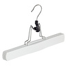 Broekklem lotushout wit gelakt met vilt inlage, 27 cm Broekklem lotushout wit gelakt met vilt inlage, 27 cm