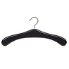 Garderobehanger beukenhout zwart gelakt, 45 cm Garderobehanger beukenhout zwart gelakt, 45 cm